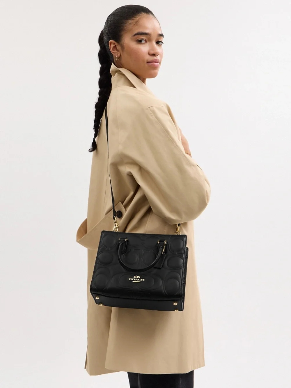 Coach Outlet Maggie Small Tote Bag In Signature Leather
